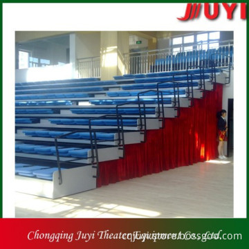 JY-768 retractable bleacher telescopic stand folding seating auditorium bleacher factory price retractable seating